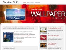 Tablet Screenshot of christianstuff.co